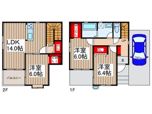 苗間KASHIYA(４号室)の物件間取画像